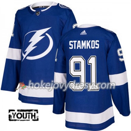 Dětské Hokejový Dres Tampa Bay Lightning Steven Stamkos 91 Adidas 2017-2018 Modrá Authentic
